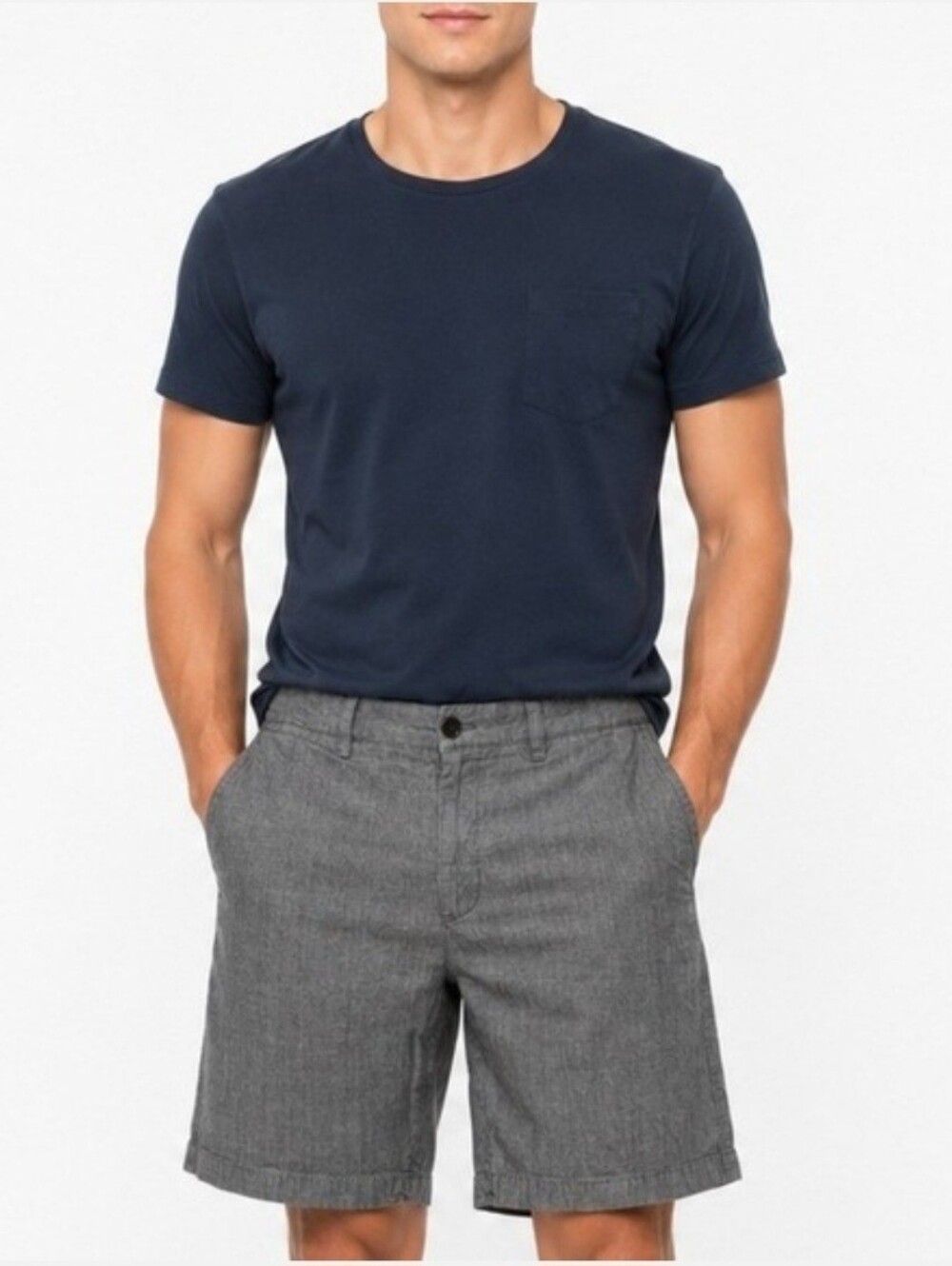 Banana Republic "Aiden" Linen Blend Shorts